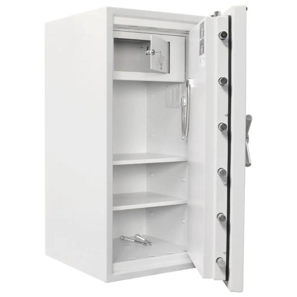 Rottner Wertschutzschrank EN4 Projekt 100 Fire Premium Doppelbartschloss lichtgrau T05949